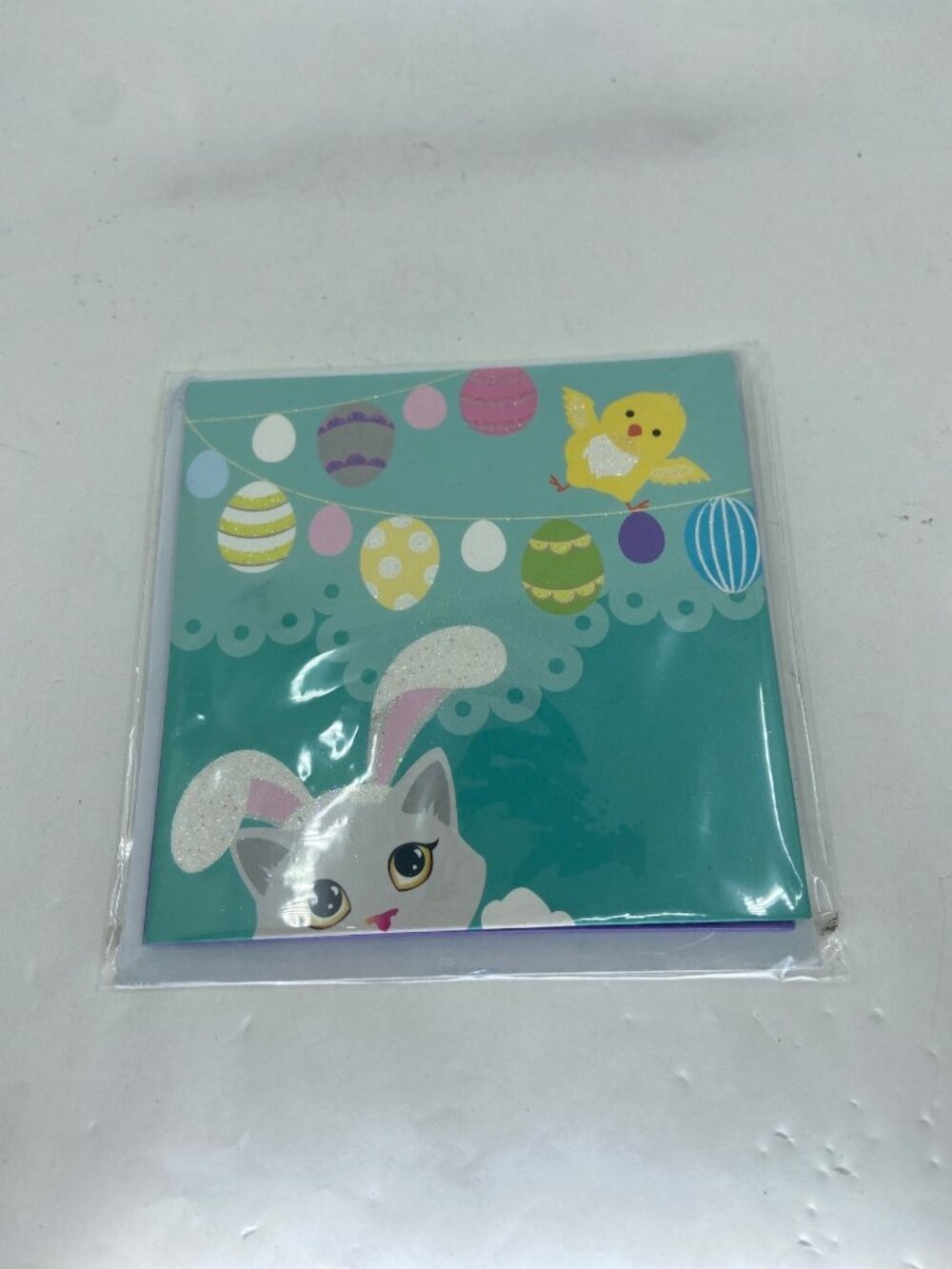 Treasures Pop-Up Easter Bunny Cat Greeting Cards